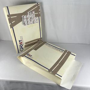 Bolsas de Papel <span class=keywords><strong>Kraft</strong></span> Marrón Impresas Personalizadas, <span class=keywords><strong>Sobres</strong></span> Planos Reciclables para Envío de Ropa, Papel Corrugado - Product Image 1