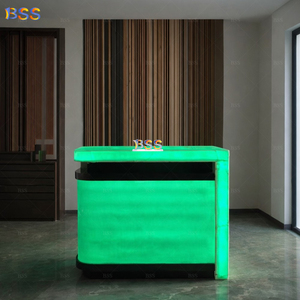 Mini Barra Iluminada Personalizada para Yate, Hotel, Restaurante, Diseño Moderno, Piedra Translúcida, Barra Pequeña con LED para el Hogar y la Sala de Juegos - Product Image 3