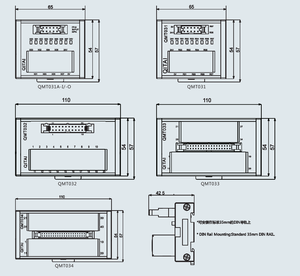 Qmt032 hiệu quả cao ô tô khối thiết bị đầu cuối 8-cực vít Loại không có sự phân biệt đầu vào/đầu ra hai chiều kết nối 5A Max - Product Image 2