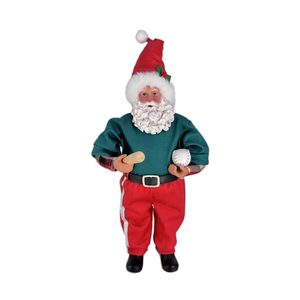 ของตกแต่งบ้านรูปซานตาคลอสถือธงชาติอเมริกัน ขนาด 30 ซม. ของตกแต่งคริสต์มาสเซรามิกทันสมัย ขายส่งจากโรงงาน - Product Image 4