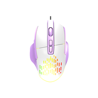 Souris sans fil RVB rétroéclairée neuve d'usine OEM, 7 touches, pour DPI 800/1200/1600, design ergonomique pour jeux