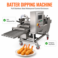 Machine à tremper la pâte à tempura pour ligne de production de tempura de crevettes et de légumes dans le traitement alimentaire