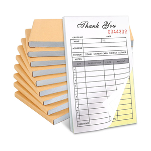 Biểu Tượng Tùy Chỉnh Đơn Đặt Hàng Hình Thức 2-Part Carbonless Kraft Giấy 8.3X5.5 Inch Hóa Đơn Cuốn Sách Các Tông Cuốn Sách Nhận - Product Image 5