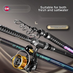 <span class=keywords><strong>Canne</strong></span> à pêche de surfcasting Guangwei VS35 Plus 4,5m No 35 No <span class=keywords><strong>40</strong></span> en carbone extra dur, section longue, pour lancer longue distance - Product Image 2