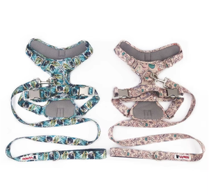 אביזרים לחיות מחמד pecheras para perro אופנה דפוס מותאם אישית לחיות מחמד אפוד טיולים רגליים לא למשוך הרצועה כלב ולרתמות - Product Image 5