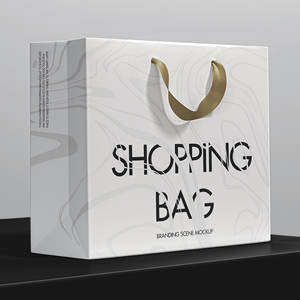 Sac cadeau en papier Shopping sac fourre-tout Shopping emballage corde magasin de vêtements Usine directe sac en papier avec fil personnalisé - Product Image 5