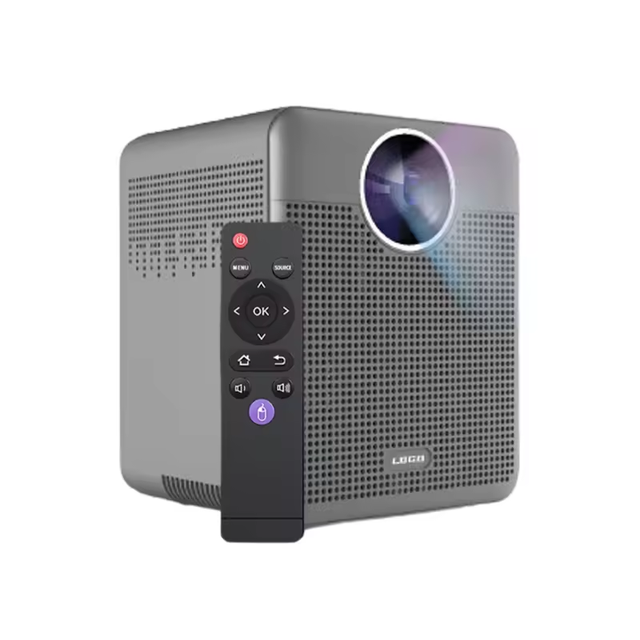 Newest T03 1080P DLP Smart Mobile Android Projector 3D 4K Mini LED Wifi Projector Mirror Business Light Speaker Focus