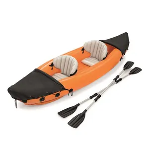 패션 풍선 휴대용 카약 보트 덕아웃 카누 3.21 m 패들 물 오락 장비