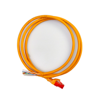 Kabel Patch Cord Ethernet LAN Cat.5e 4 Pair UTP Cat5e RJ45 Warna Kuning Biru 3ft 1m 2m 3m 5m 10m 20m 30meter untuk Router ADSL PC Laptop