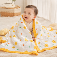 Couverture bébé en coton 6 couches 43,3x43,3 pouces, couverture bébé en mousseline bulle, couverture bébé douce, couverture d'emmaillotage pour nouveau-né, vente en gros OEM ODM