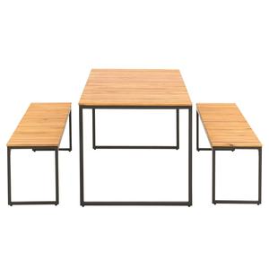 Ensemble de bancs de jardin en bois et métal VIET NAM, certifié BSCI - Product Image 2