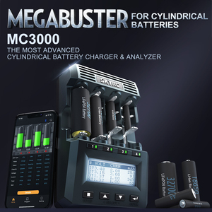 Chargeur et analyseur de batterie rapide MC3000 3A 0.01V pour batteries NiMH / NiCd / NiZn / <span class=keywords><strong>Eneloop</strong></span> / Lithium-ion / Li-ion 4.35V / LiFePO4 - Product Image 1
