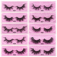 Cils en Faux Vison pour les coins des yeux (extérieur et intérieur), Guide de styles de cils avec nuancier, en plastique écologique et tige en coton, pour influenceurs de beauté et maquillage