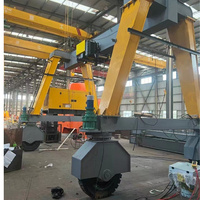Grue portique sur pneus de 10 tonnes RTG avec commande PLC à distance pour les zones de conteneurs et les parcs logistiques