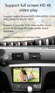 Coche Android para REPRODUCTOR DE DVD pantalla táctil GPS incorporado 1 año perfecto para <span class=keywords><strong>BMW</strong></span> 1 serie E88 E82 <span class=keywords><strong>E81</strong></span> E87 <span class=keywords><strong>120i</strong></span> 2004-2012 Manual AC - Product Image 3