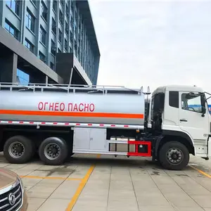 Novo caminhão-tanque de óleo Dongfeng 20000L, fabricante de caminhão-tanque de reabastecimento de óleo combustível Dongfeng 6*4