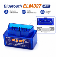 Adaptateur de scanner MINI ELM327 V1.5/V2.1, outil de diagnostic automatique - Compatible avec le lecteur de code OBD/OBDII pour Android Windows