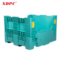 XDPC 1140*980*730mm Pliable Transport En Plastique Légumes Fruits Caisses Pliant Boîte De Rangement