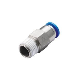 Conector Neumático Recto de Acción Rápida Xingyi Technology SPC4 6 8 10 01 02 03 04, Cuerpo de Plástico PU y Cobre - Product Image 2