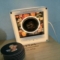 Boîte à musique rotative NFC créative en gros, autocollant magnétique DIY avec lumière, gadget TikTok viral pour mariage et fête