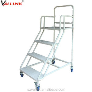 <span class=keywords><strong>3</strong></span> eter Teel latform ollolling afety adadders para arehouse - Product Image 3