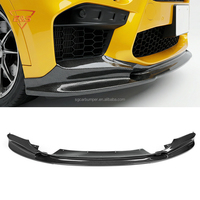 Piezas Automotrices ES, Alerón Delantero de Fibra de Carbono Estilo 3D Negro para BMW Serie M X5M X6M F85 F86, Kit de Carrocería