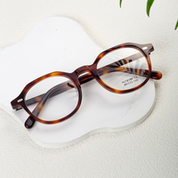 Pinhui moda Unisex gafas ópticas monturas Italia diseño Mazzucchell acetato diamante cara forma para hombres mujeres