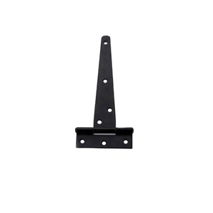 Charnière de fenêtre en fer forgé noir robuste WEKIS, antirouille, en zinc, pour abri de jardin, charnière décorative pour porte - Product Image 2