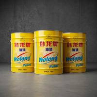 Peinture de finition liquide alkyde économique Wolong, anti-corrosion, décorative, pour extérieur, 6 couleurs pour structure en acier, métal
