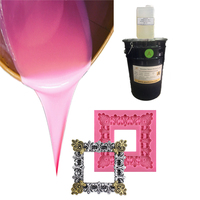 Caoutchouc de silicone RTV2 liquide de moulage de qualité industrielle pour la fabrication de moules de cadre photo en résine