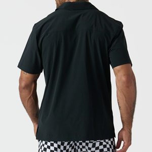 Chemise respirante pour hommes au prix d'usine, vente en gros de chemises décontractées pour hommes africains, tissu mélangé personnalisé, t-shirts en lin doux et confortables - Product Image 5