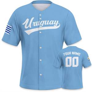 Camiseta de béisbol de Venezuela personalizada con botones para fanáticos del fútbol, regalos para hombres, jóvenes y mujeres, nombre personalizado, número, 2017 - Product Image 1