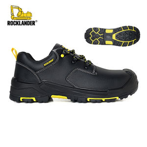 Zapatos de Trabajo con Doble Capa de Cuero y Parte Superior de Plástico, Suela de Goma PU, Zapatos de Seguridad S1P con Puntera de Acero y Plantilla de Acero - Product Image 1