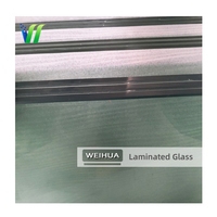 Carrelages stratifiés gâchés par 8 + 8 mm de verre de sûreté antidérapage pour les passages couverts commerciaux