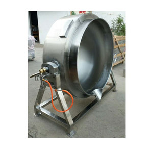 หม้อต้มซุป/โจ๊กอุตสาหกรรม สเตนเลสสตีล ขนาด 50 ลิตร - 1000 ลิตร แบบมีแจ็คเก็ตสำหรับผสมและปรุงอาหาร - Product Image 6