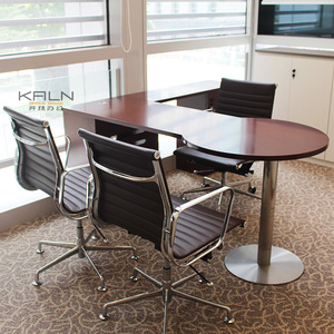 Thiết Kế Hiện Đại Mới Đơn Giản Bàn Văn Phòng Bằng Gỗ Rắn Quản Lý Thương Mại/Ông Chủ Bàn Tiếp Tân Máy Tính Xách Tay Customized Green Material - Product Image 2