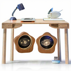 <span class=keywords><strong>Esfera</strong></span> de Cristal Pulido Ecológica Personalizada, Lámpara de Noche con Forma de Planeta, Estrella, Luna, Saturno, Sistema Solar, Bola de Cristal, Lámpara de Mesa, Regalo - Product Image 3