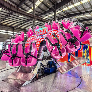 16 asientos usados Parque de Atracciones parque temático niños tocadiscos paseo al aire libre interior diversión para la venta - Product Image 5