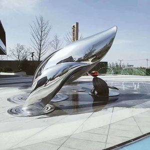 Professional Custom Design Factory Direct Sales Large Outdoor Landscape Courtyard Decoration Abstract Art Metal Sculpture - Product Image 2