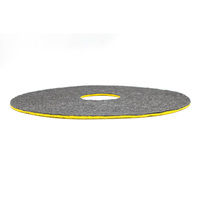Tampon de nettoyage composite en laine d'acier inoxydable, tampon de polissage pour marbre, feuille de nettoyage et de cirage de sols, haute absorption d'eau 17" 20"