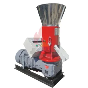 CE Certificated Biomassa Flat Die Wood Pellet Máquina Moinho Madeira Serragem Pellet Making Machine Preço para venda