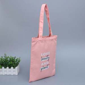 Bolsa de Compra de Algodón Portátil Reutilizable y Biodegradable de Fábrica, con Logotipo Personalizado Impreso, Color Caramelo, Lona para Compras - Product Image 5