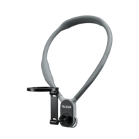 Support de téléphone magnétique en silicone pour le cou, support de téléphone portable à porter autour du cou pour vlog POV, mains libres, pour l'enregistrement vidéo et la diffusion en direct