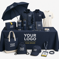 Ensemble cadeau promotionnel personnalisé avec polo, sac à dos, gobelet, carnet et accessoires pour les cadeaux d'entreprise, les campagnes de distribution