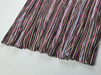 Nouvelle Arrivée 2026 – Robe Longue Élégante Femme Printemps-Été Col V Manches Longues Tricot Rayé Colorblock Coupe Évasée