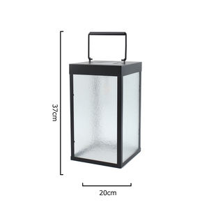 विश्वास चीनी शैली के आउटडोर बगीचे पवन लैंप सौर ऊर्जा संचालित क्रिसमस लालटेन धातु सौर ऊर्जा से चलने वाले उद्यान पवन लैंप - Product Image 2