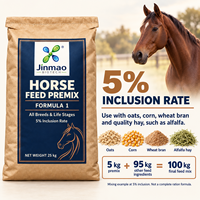 Prémélange Alimentaire pour Chevaux Jinmao Formule 1 en Poudre : Favorise la Nutrition avec des Acides Aminés, Minéraux et Oligo-éléments de Qualité Alimentaire