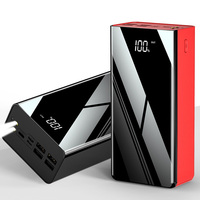 Batterie externe 80000mAh, chargeur portable, affichage numérique, batterie externe 4 USB LED pour Samsung, pour Huawei, pour iPhone