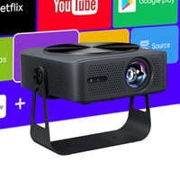 Nouveau projecteur Smart TV Android 11 2026, compatible 4K, courte focale, 1080P LCD LED WIFI 6, correction trapézoïdale automatique 5 axes, 750 Lumens, CE ROHS