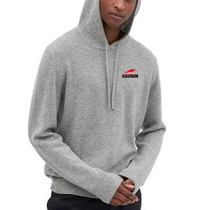 <span class=keywords><strong>Felpa</strong></span> con <span class=keywords><strong>Cappuccio</strong></span> Personalizzata con Logo, Pullover Premium in Lana e Cashmere <span class=keywords><strong>Senza</strong></span> <span class=keywords><strong>Tasche</strong></span> - Product Image 2